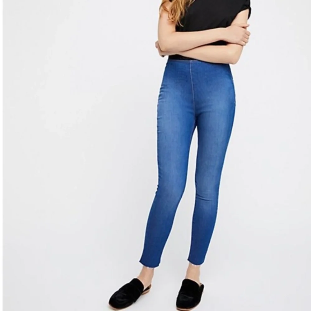Free People Easy Goes It Denim Jeggings